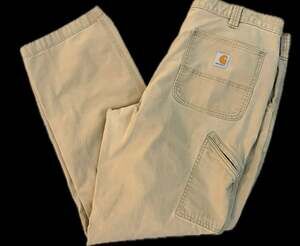 Carhartt Rugged Flex Relaxed Fit Canvas Work Pants 102291-253 Khaki